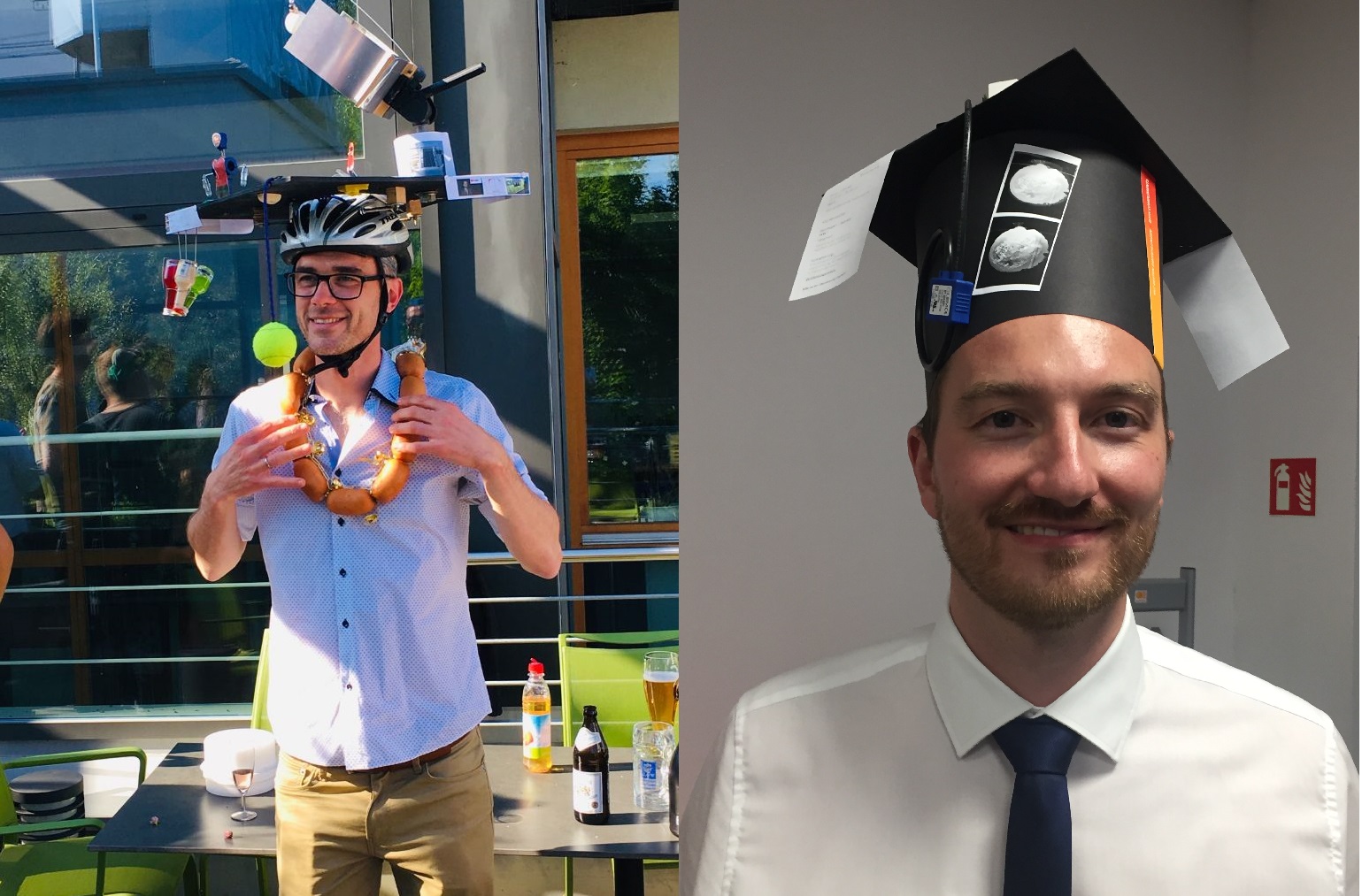 Towards entry "Congratulations to Josef and Markus – both colleagues from ZAE Bayern e.V. passed their PhD exams with excellent grades"