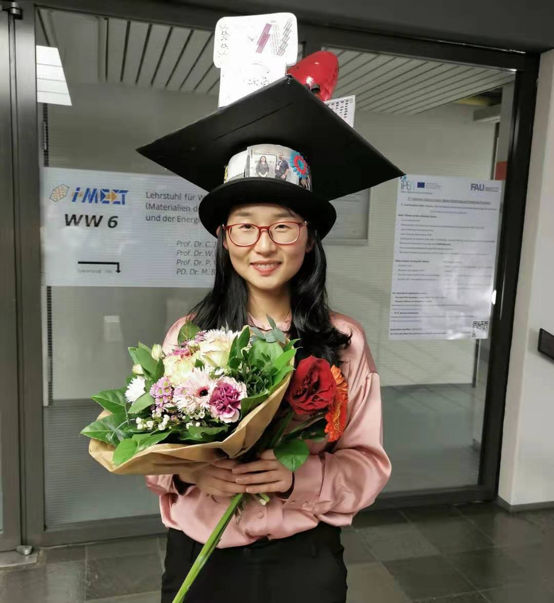Towards entry "Congratulations to Ening for winning the Doctoral Prize for the best young female researcher of the Faculty of Technology @ FAU"