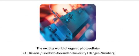 Towards entry "Exciting world of organic photovoltaics – research in the Solarfactory of the future"