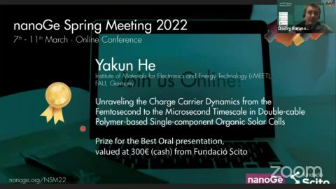 Towards entry "Yakun won the best oral presentation prize at nanoGe Spring Meeting 2022"