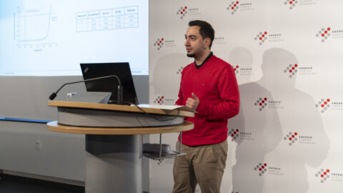 Towards entry "Scaling high-efficiency OPV cells from < 0.1 cm² to >  1 cm²: Congratulations to Aral on winning the EnCN Energiepreis 2025 for his MSc thesis!"